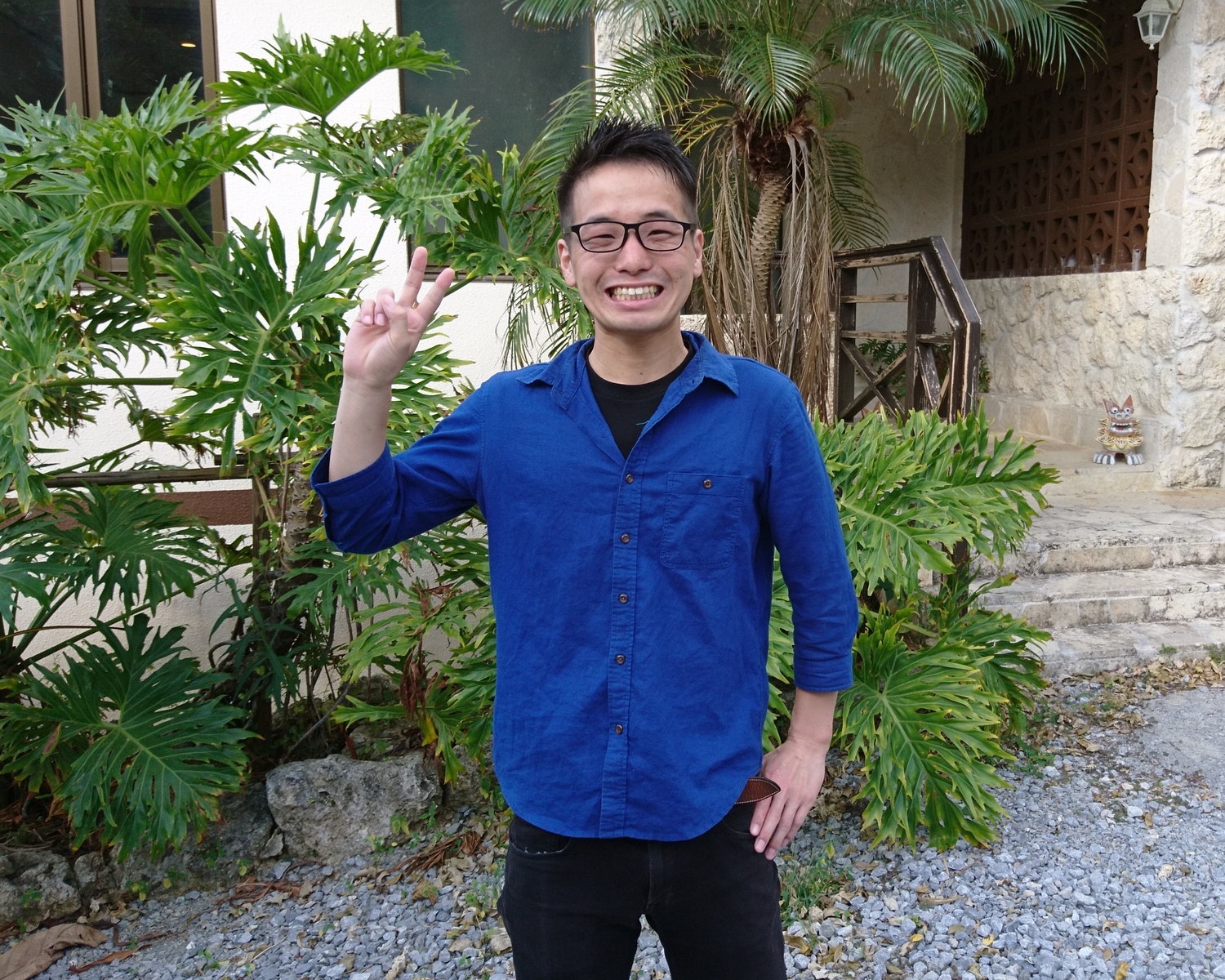 ユウスケが沖縄に行った時